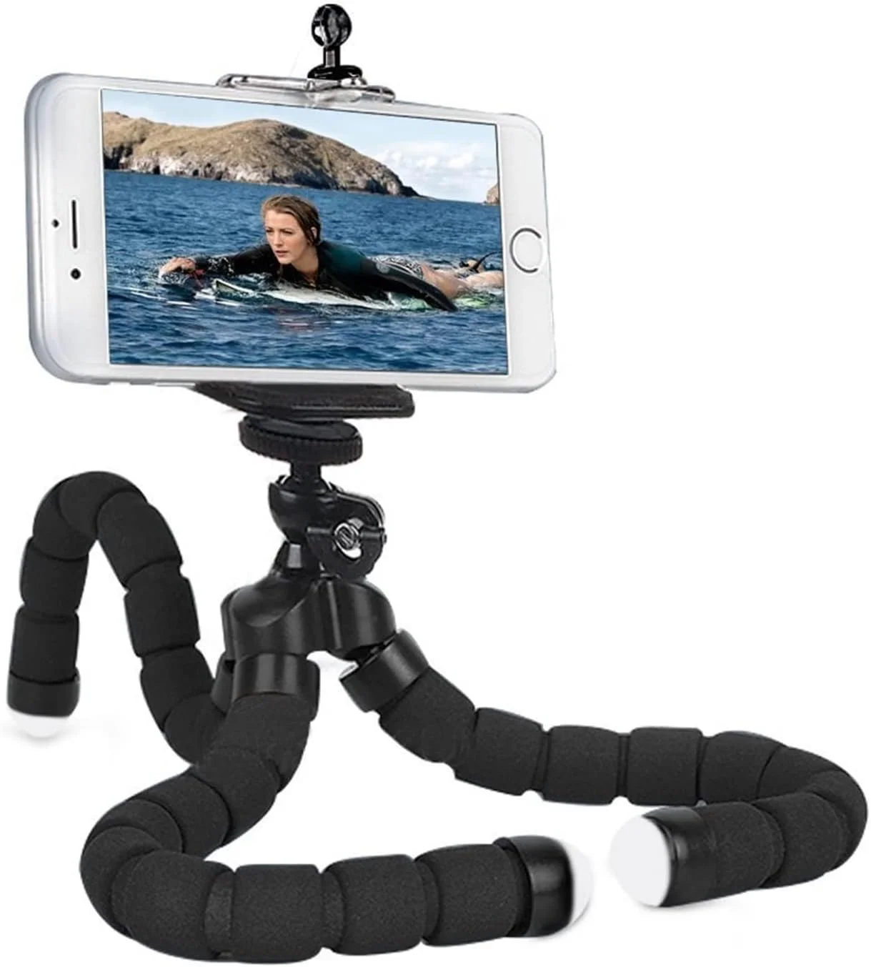 نگهدارنده گوشی موبایل سه پایه ZURBAA، سه پایه اختاپوسی انعطاف پذیر، پایه نگهدارنده دوچرخه، لوازم جانبی یک پایه برای دوربین تلفن همراه