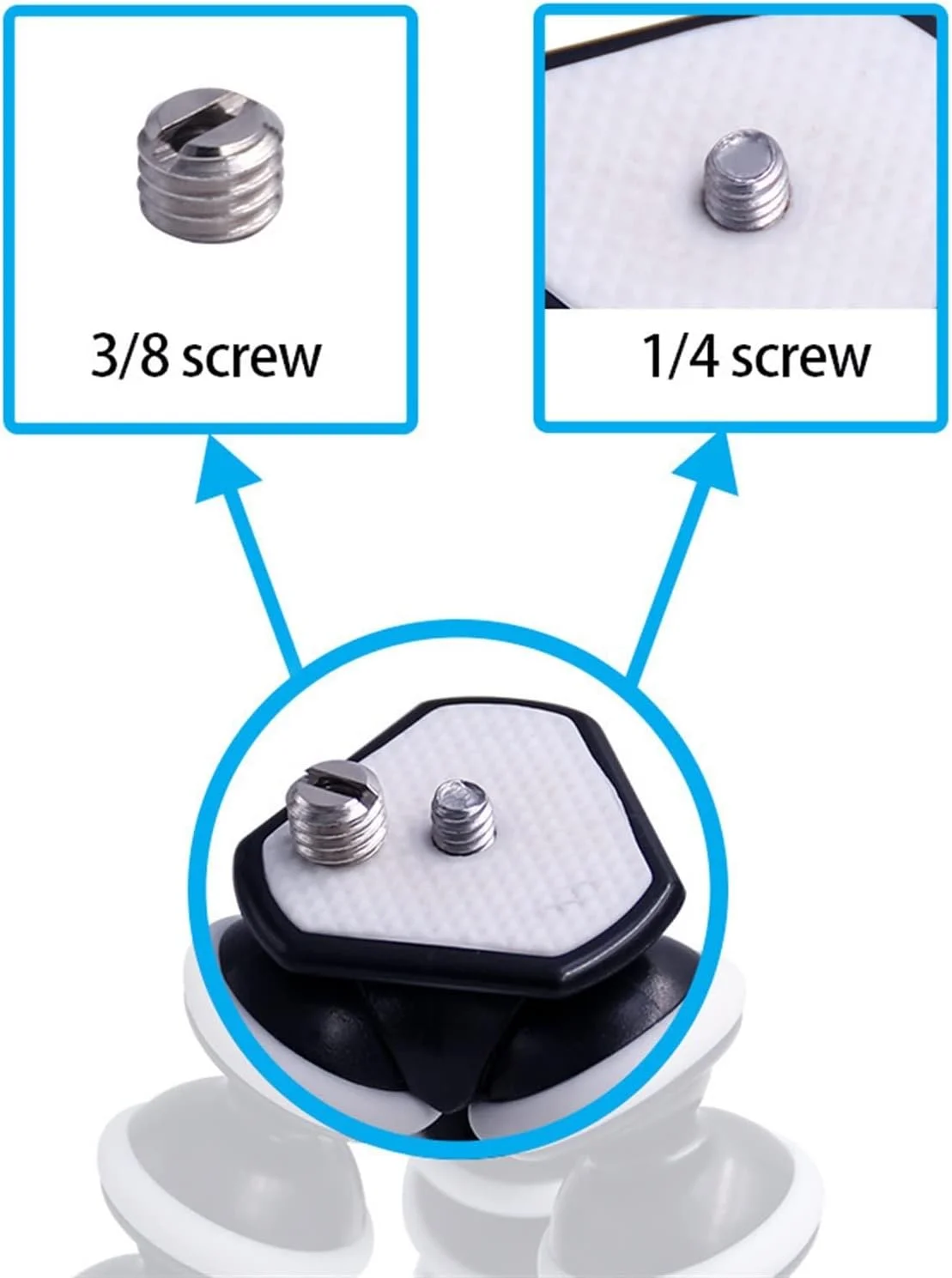سه پایه رومیزی کوچک دوربین، موبایل و گوشی هوشمند زوربا با گیره