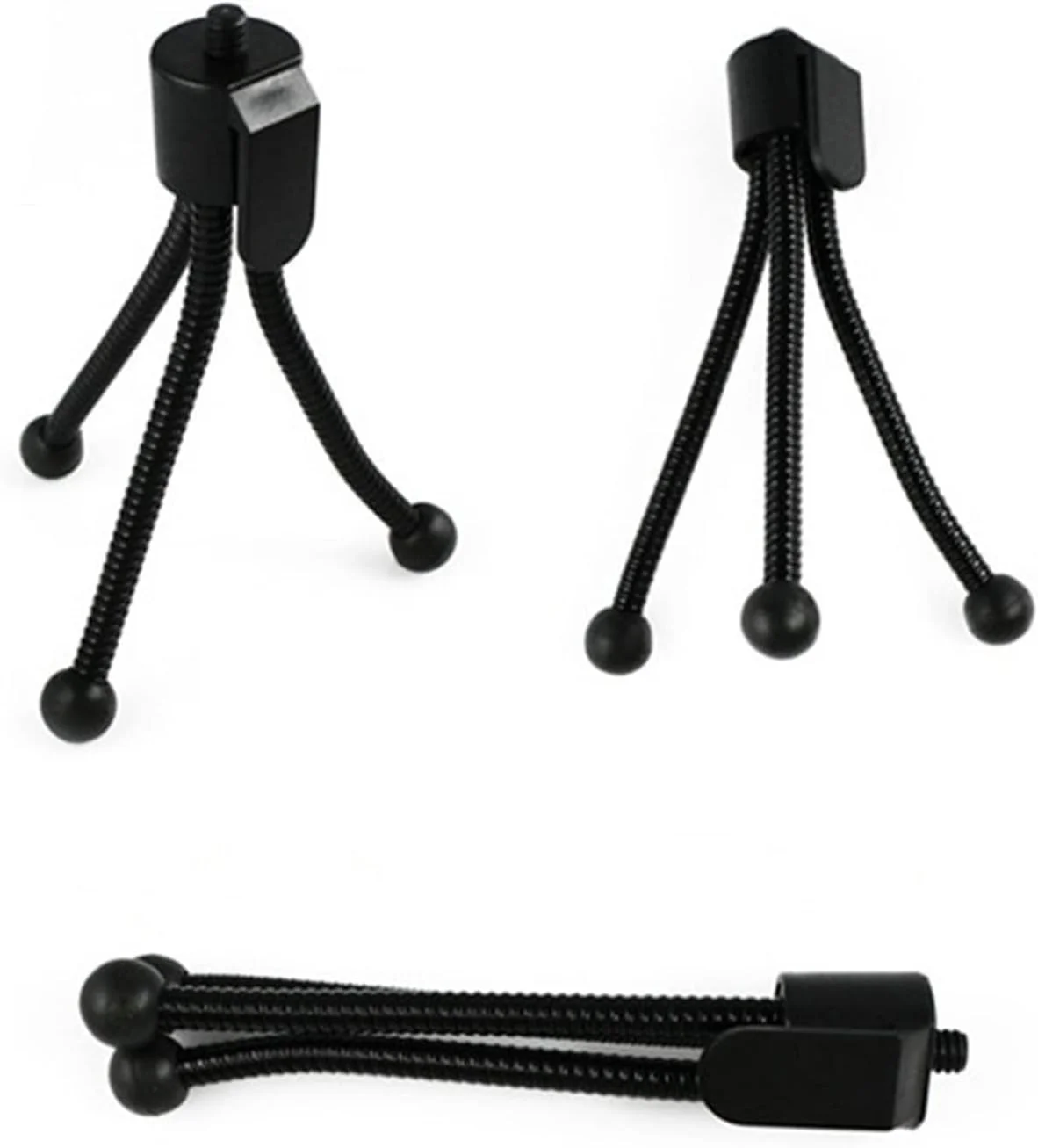 پایه نگهدارنده گوشی موبایل، سه پایه فلزی کوچک، قابل حمل و انعطاف پذیر، مناسب برای دوربین های دیجیتال، مینی پروژکتور و لوازم جانبی سفر