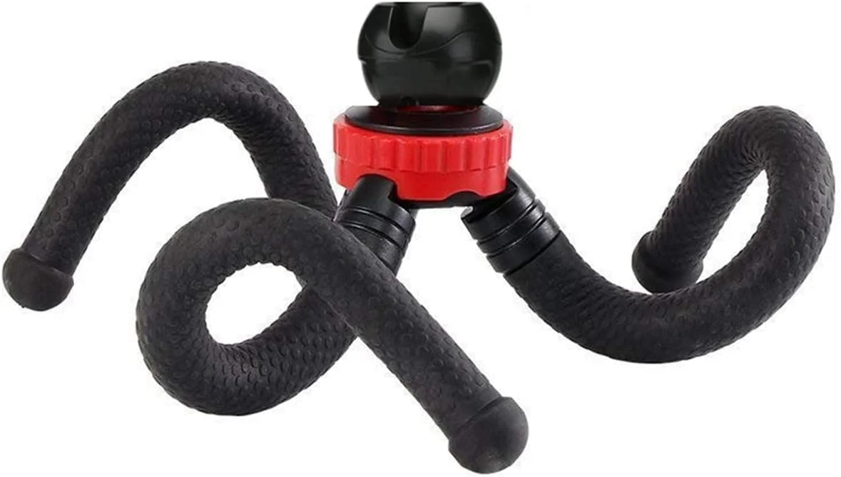 سه پایه رومیزی قابل حمل ZURBAA، سه پایه انعطاف پذیر مسافرتی تلفن همراه، براکت تک پایه، مونوپاد، میله سلفی