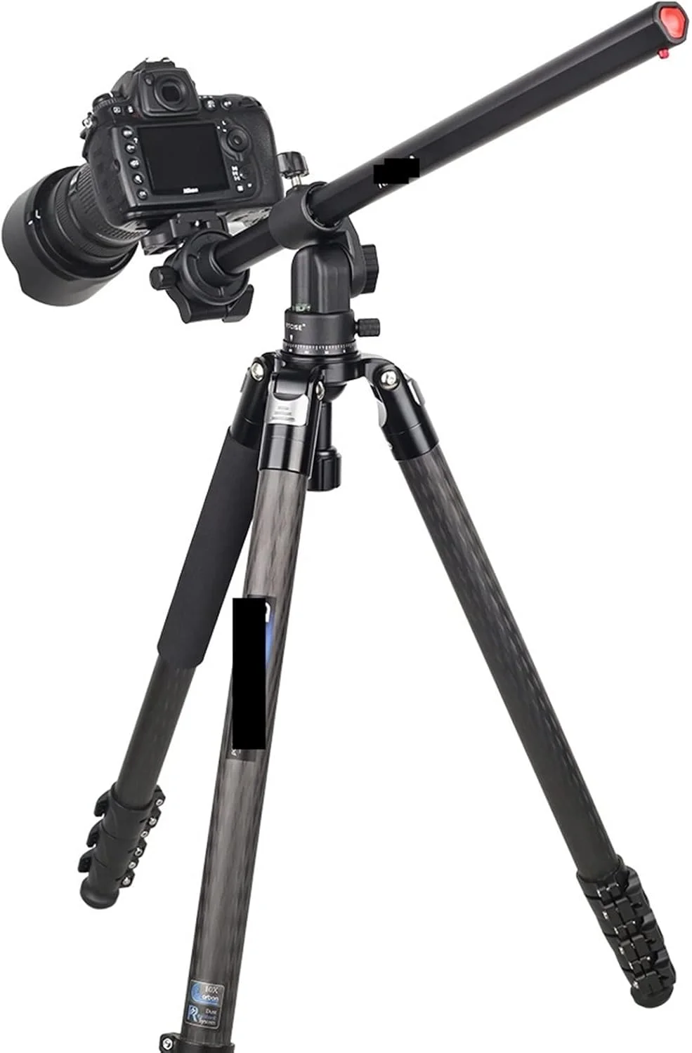 بازوی افقی سه پایه با میله مرکزی، بازوی کمکی سه پایه، پایه دوربین با قابلیت چرخش و چند زاویه برای تصویربرداری از بالا