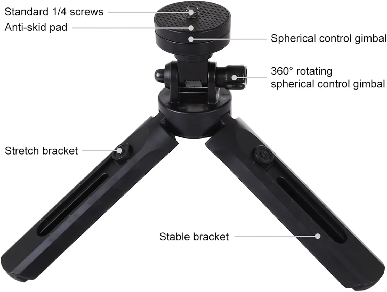 سه پایه کوچک برای تلفن همراه، پایه دوربین، نگهدارنده تلفن هوشمند دستی، سه پایه انعطاف پذیر