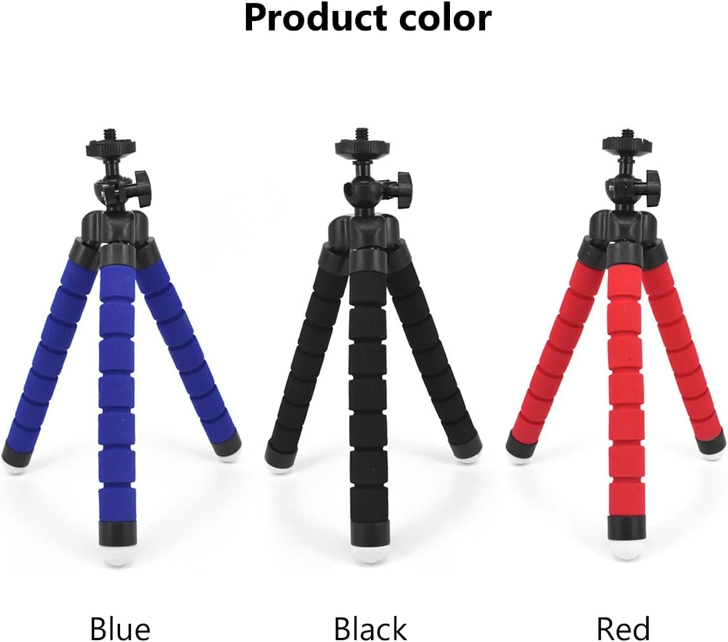 سه پایه انعطاف پذیر موبایل ZURBAA با ریموت سازگار با بلوتوث