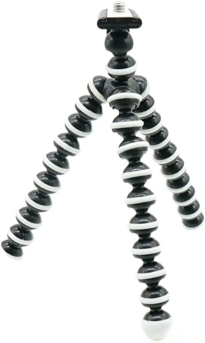 سه پایه انعطاف پذیر با پایه نصب برای دوربین های اکشن