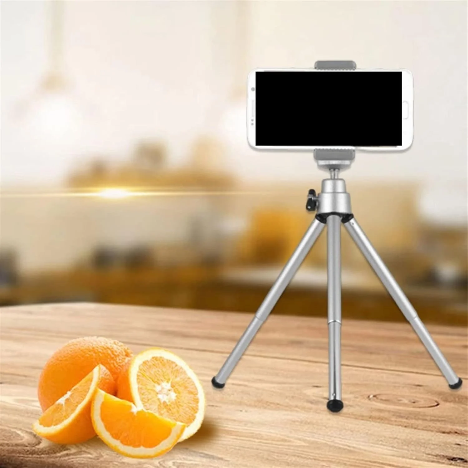 سه پایه دوربین ZURBAA، نگهدارنده پایه برای دوربین تلفن همراه، سه پایه کوچک تلفن همراه برای گوشی هوشمند، سه پایه فلزی تلفن از راه دور