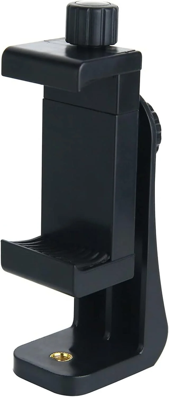 گیره نگهدارنده گوشی موبایل سه پایه با رزوه یونیورسال و قابلیت چرخش