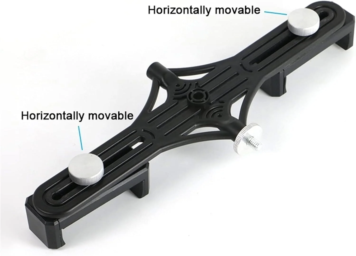 سه پایه نگهدارنده دوگانه گیره تلفن همراه برای فیلمبرداری و پخش زنده، براکت افقی، تثبیت کننده سه پایه، یونیورسال