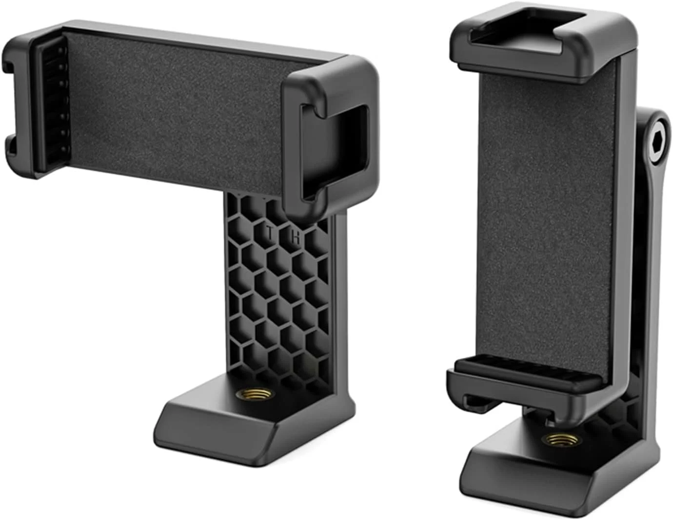 پایه نگهدارنده گوشی موبایل ZURBAA، چرخان، با قابلیت نصب میکروفون و نور