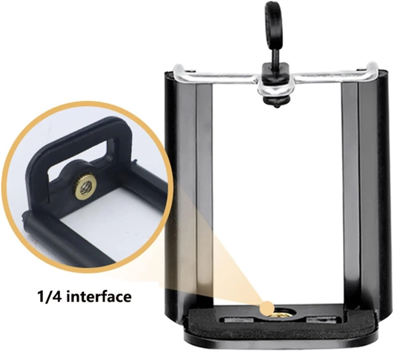 نگهدارنده موبایل سه پایه ZURBAA، گیره نگهدارنده گوشی موبایل، آداپتور سه پایه