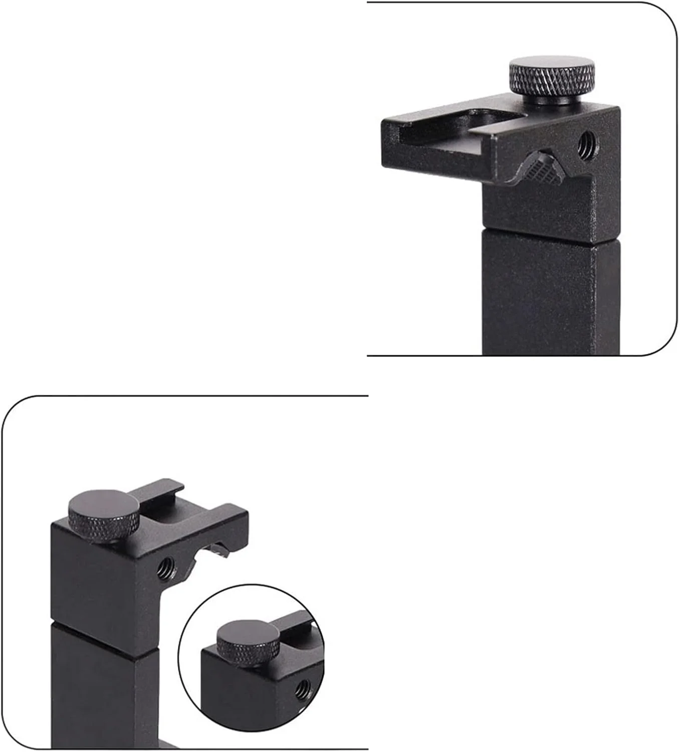 نگهدارنده فلزی گوشی موبایل سه پایه، قابل افزایش طول، مناسب برای سه پایه، مونوپاد، براکت فلاش و نور