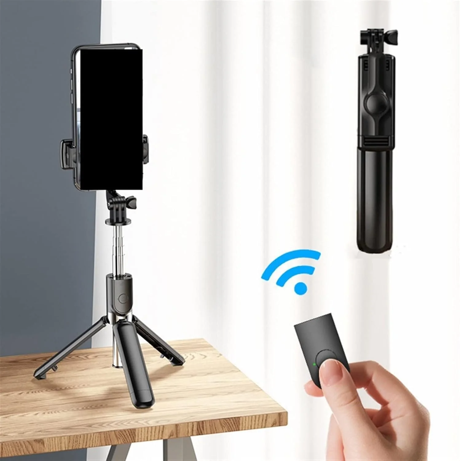 پایه نگهدارنده گوشی موبایل سه پایه تاشو چند منظوره قابل حمل