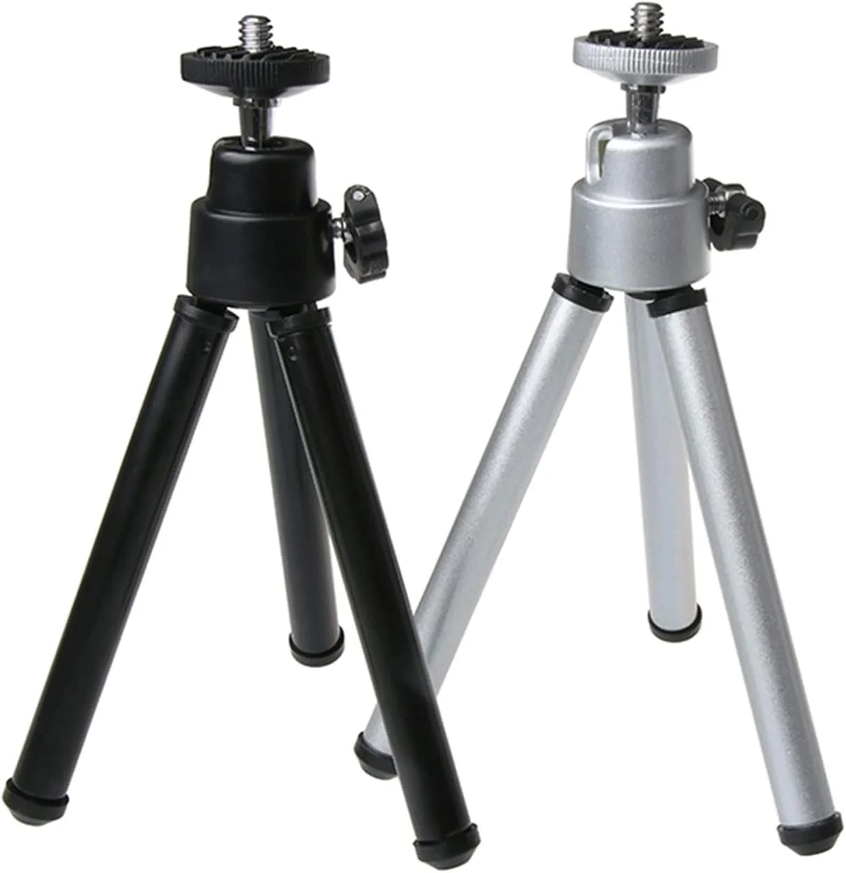 پایه نگهدارنده گوشی موبایل ZURBAA، سه پایه کوچک آلومینیومی، پایه نور رومیزی، سه پایه مفصلی قابل افزایش طول، هولدر سلفی برای دوربین دیجیتال