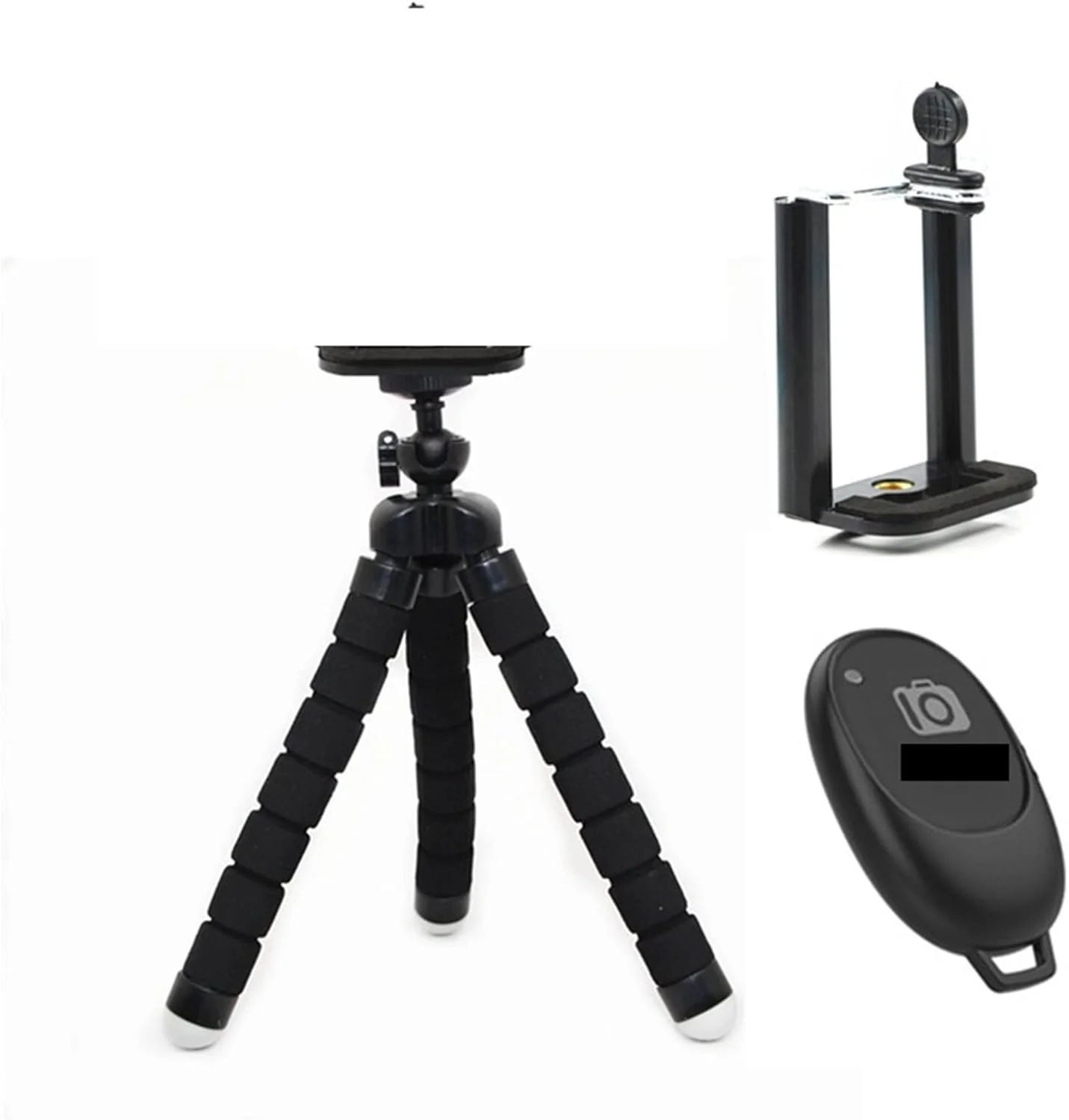 پایه نگهدارنده گوشی موبایل ZURBAA سه پایه انعطاف پذیر برای گیره نگهدارنده دوربین موبایل سه پایه کوچک تک پایه تلفن هوشمند پایه نگهدارنده گوشی موبایل ZURBAA سه پایه انعطاف پذیر برای گیره نگهدارنده دوربین موبایل سه پایه کوچک تک پایه تلفن هوشمند