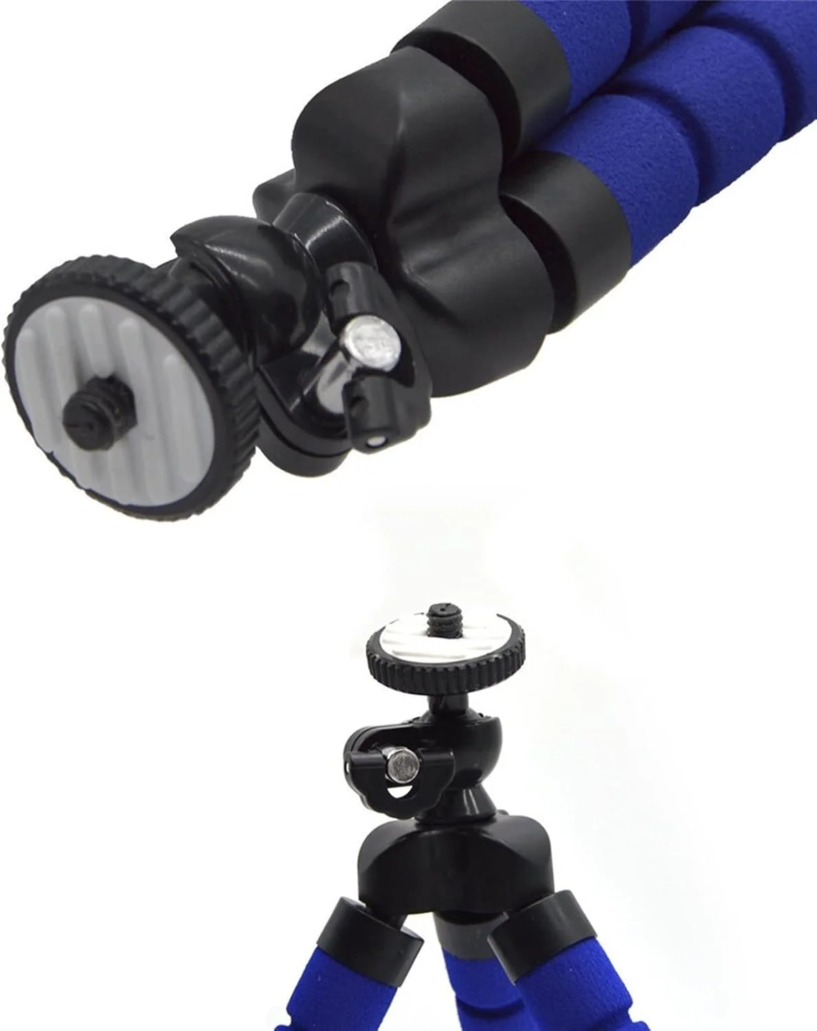 سه پایه گیره دار، نگهدارنده موبایل، سه پایه اسفنجی انعطاف پذیر اختاپوسی، نگهدارنده پایه مینی انعطاف پذیر برای دوربین