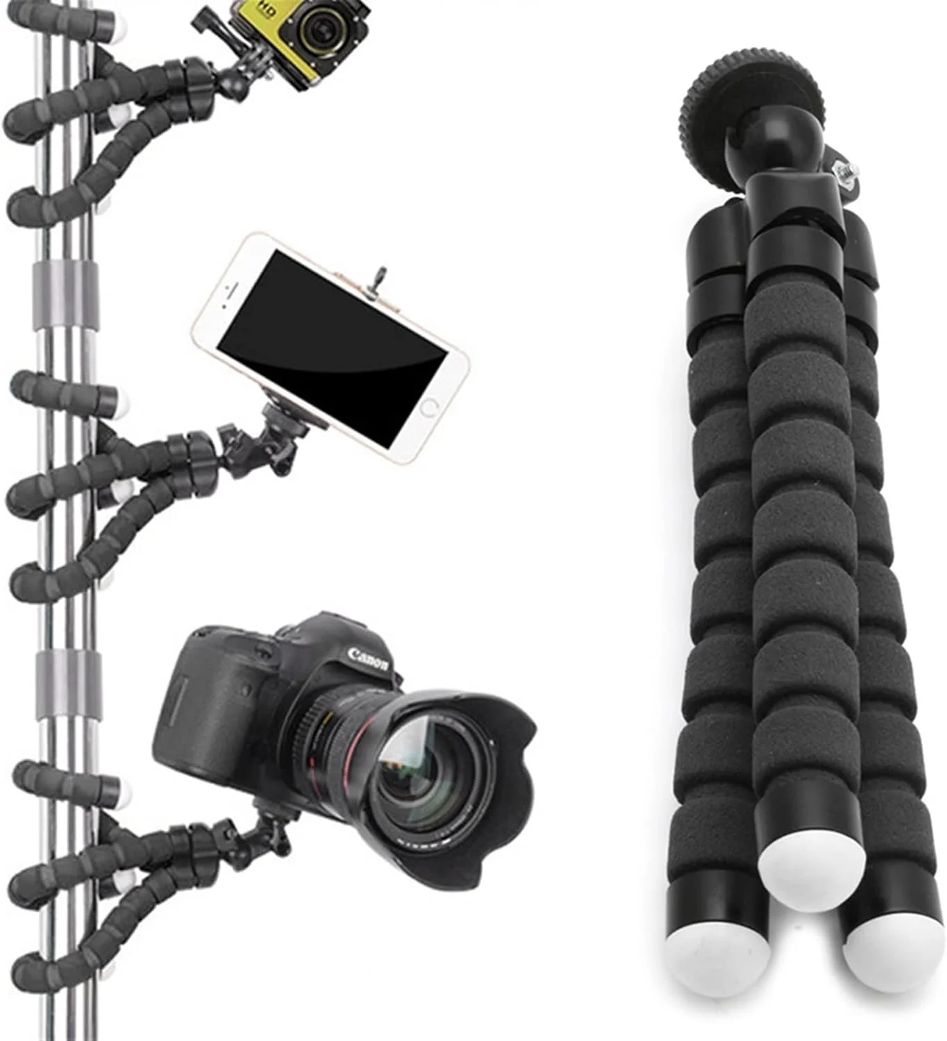 سه پایه انعطاف پذیر ZURBAA، پایه نگهدارنده تک پایه