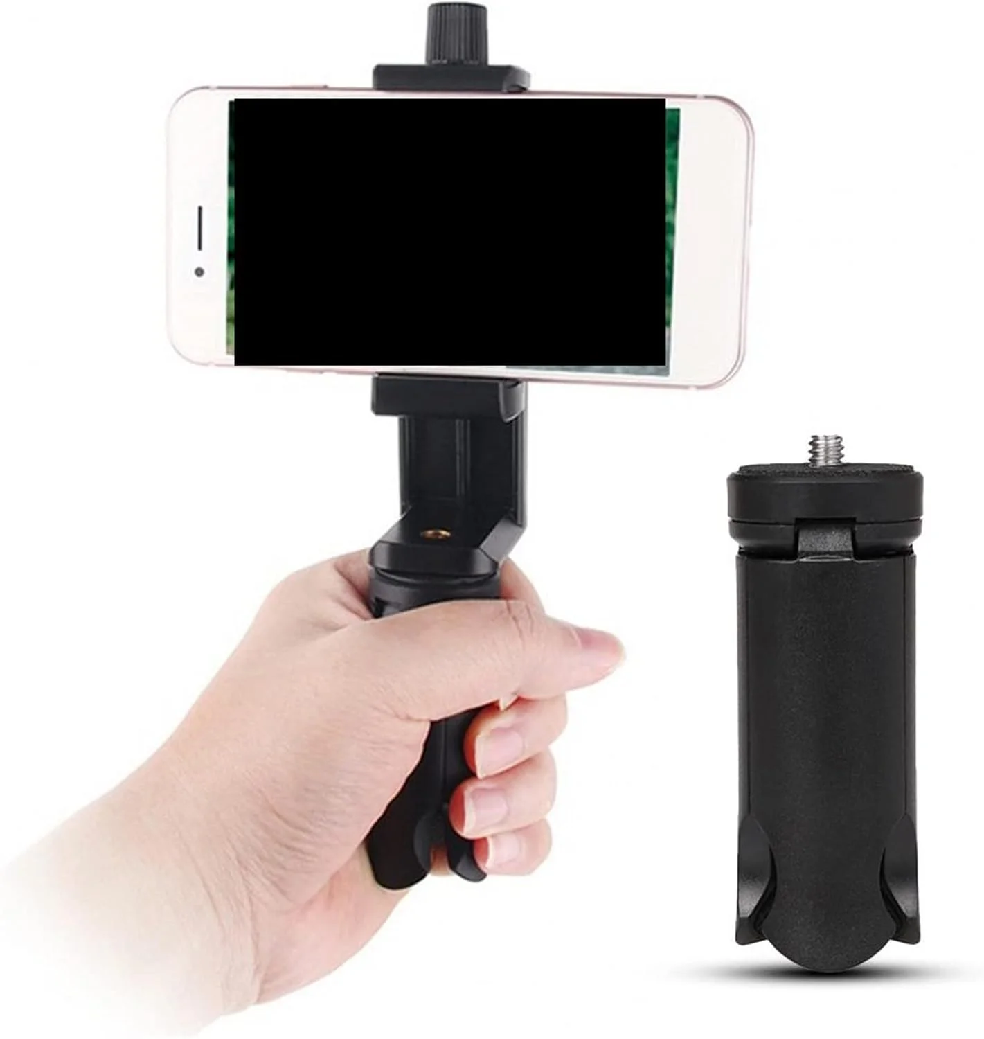 پایه نگهدارنده گوشی موبایل کوچک و کاربردی، سه پایه سبک وزن سلفی، یونیورسال برای فضای باز
