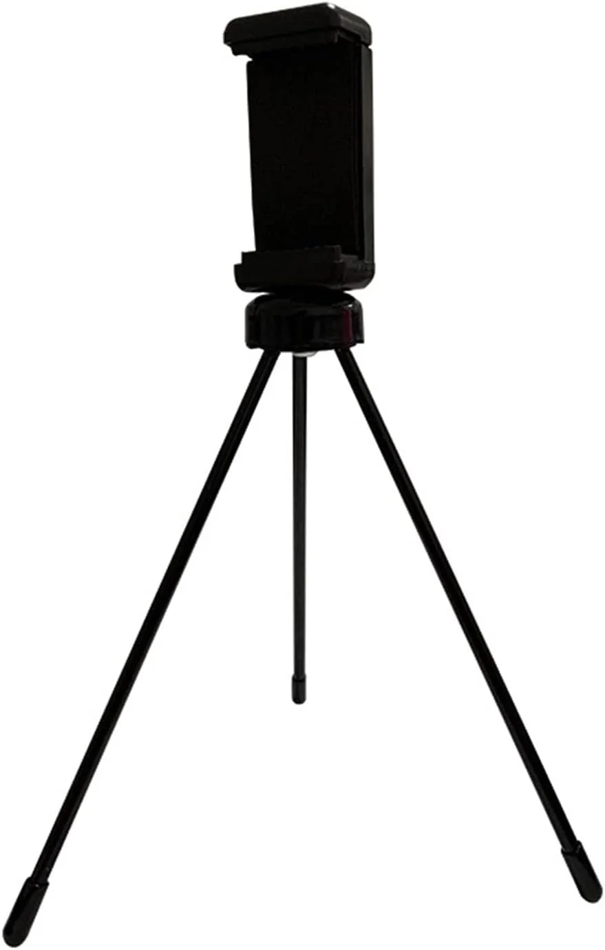 سه پایه مینی اتو مسافرتی قابل حمل، نگهدارنده تلفن فلزی رومیزی کنار تخت، رابط، کوچک، سبک و تاشو