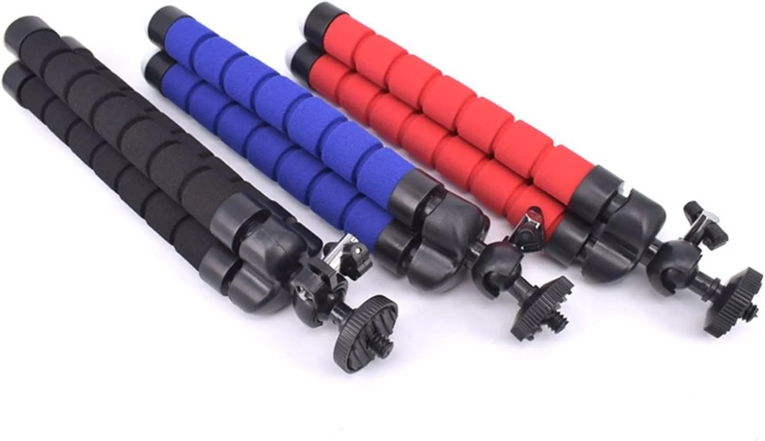 سه پایه انعطاف پذیر کوچک با شاتر از راه دور بی سیم برای سه پایه دوربین کوچک، گیره نگهدارنده تلفن