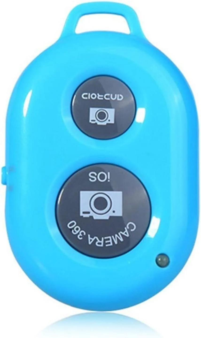 سه پایه مونوپاد تلسکوپی شاتر از راه دور استیک سلفی برای تلفن همراه، میله تایمر خودکار بی سیم از راه دور (رنگ: Hortel)