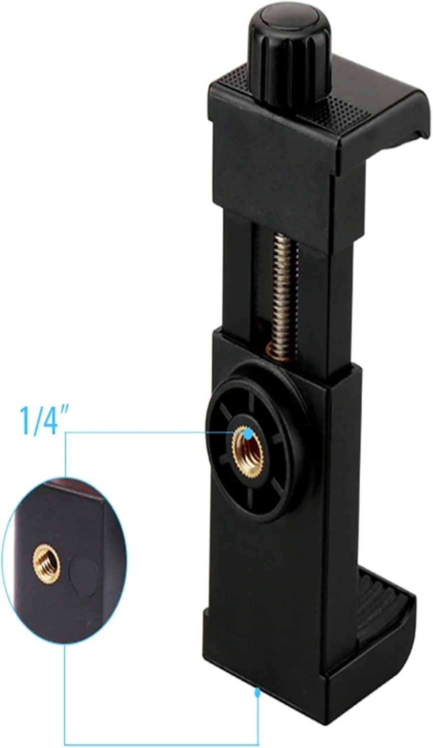 نگهدارنده گیره آداپتور پایه گوشی هوشمند عمودی جهانی ZURBAA برای آداپتور سه پایه نگهدارنده گیره آداپتور پایه گوشی هوشمند عمودی جهانی ZURBAA برای آداپتور سه پایه