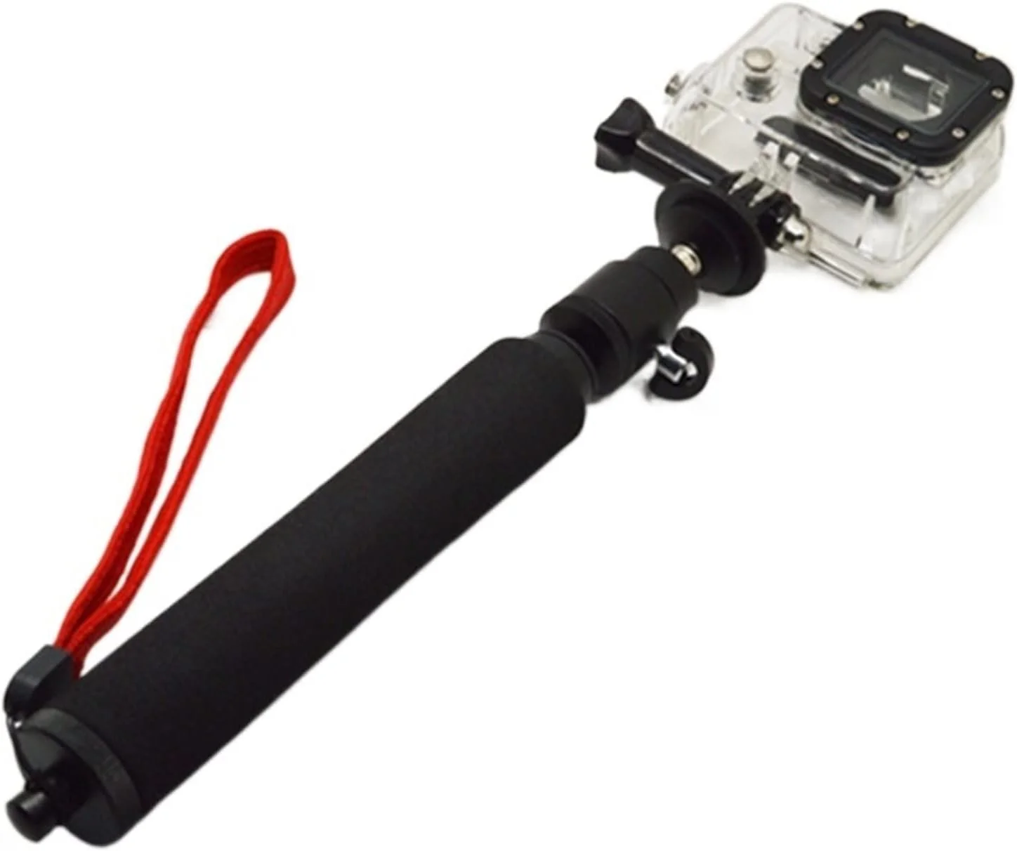 تک پایه سلفی تلسکوپی دستی به همراه آداپتور