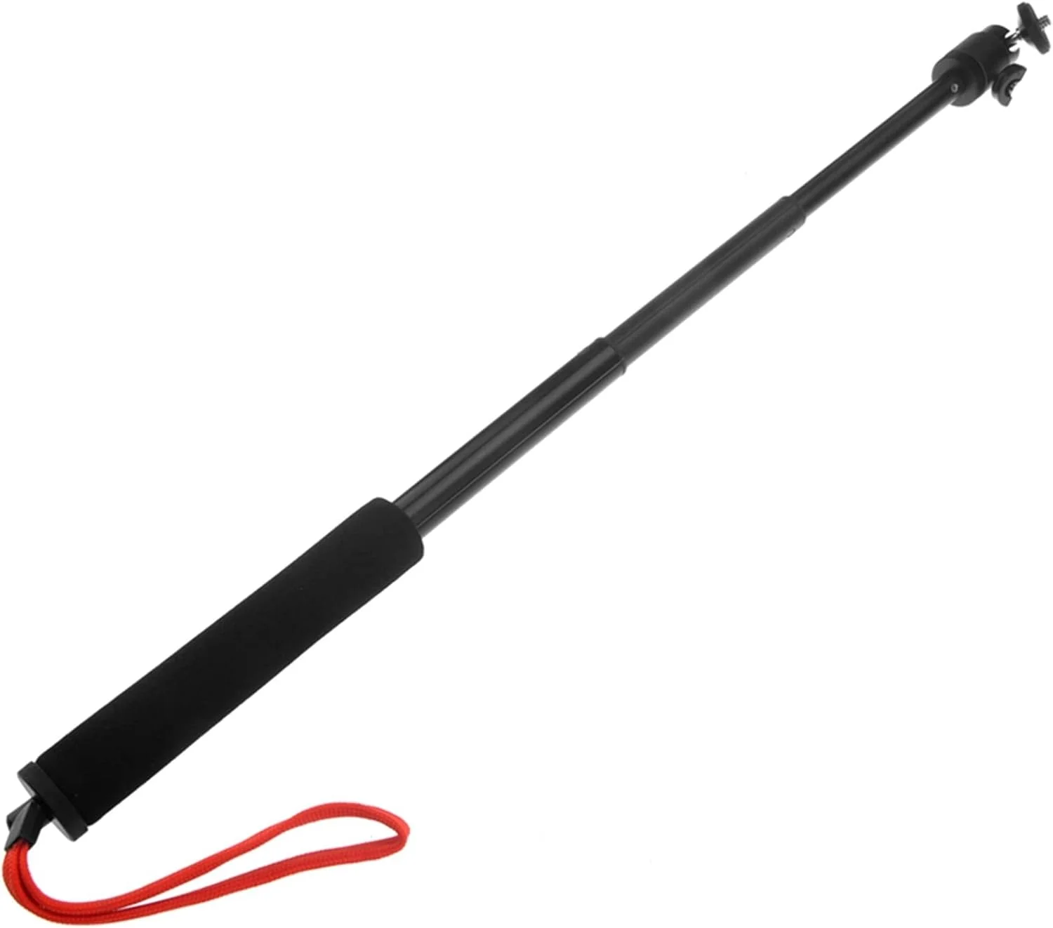 تک پایه سلفی تلسکوپی دستی به همراه آداپتور