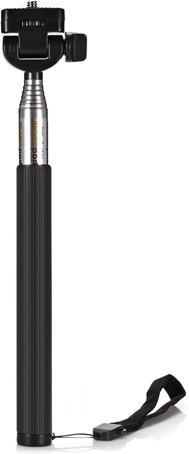 پایه دوربین سه پایه ZURBAA با قابلیت افزایش طول به همراه آداپتور سه پایه مناسب دوربین های DSLR