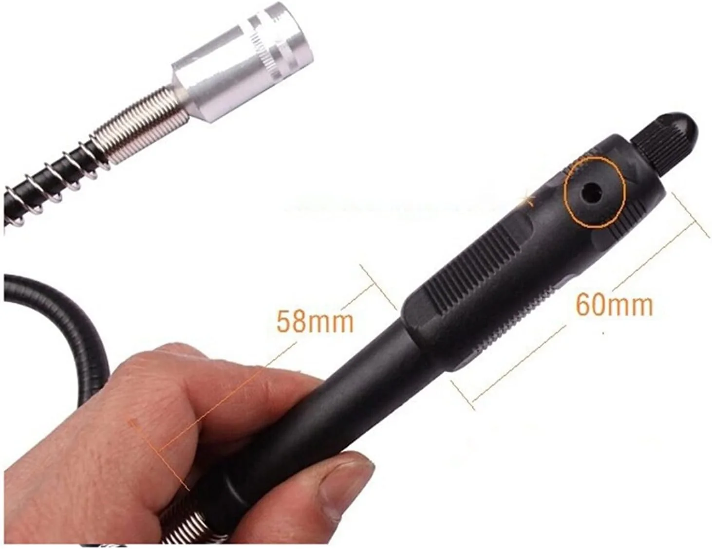 شفت انعطاف پذیر سه پایه مناسب برای ابزار فرز زاویه ای چرخشی، لوازم جانبی ماشین پولیش دریل نرم