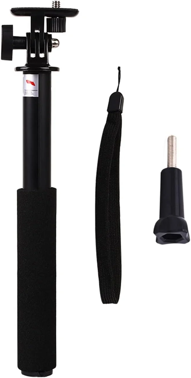 تک پایه دوربین ZURBAA، میله اکستنشن آلومینیومی 29 اینچی تایمر سرخود برای لوازم جانبی دوربین های حرکتی