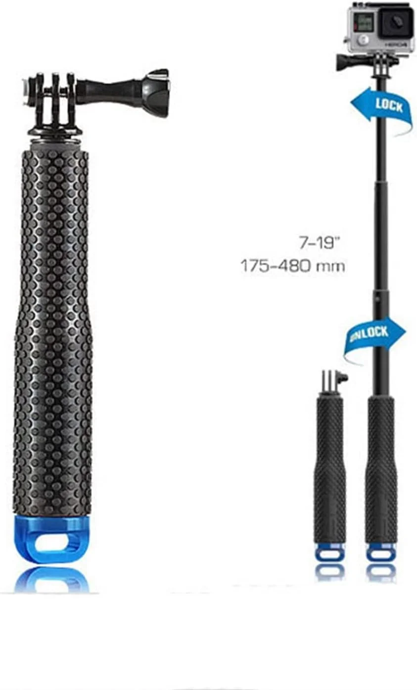 تک پایه سلفی سه پایه ZURBAA مدل عصایی تلسکوپی (رنگ: طلایی)