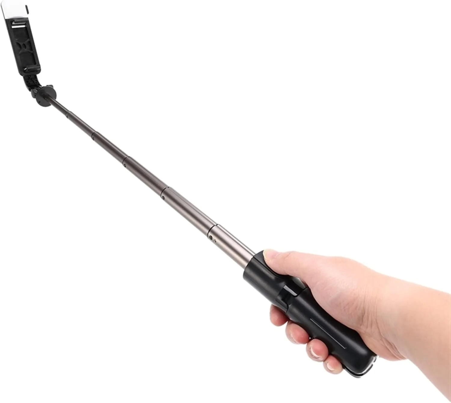 پایه سلفی سه پایه ZURBAA با ریموت بلوتوث بی سیم و پایه سه پایه پخش زنده در فضای باز، پایه سلفی با نور پرکننده قابل افزایش