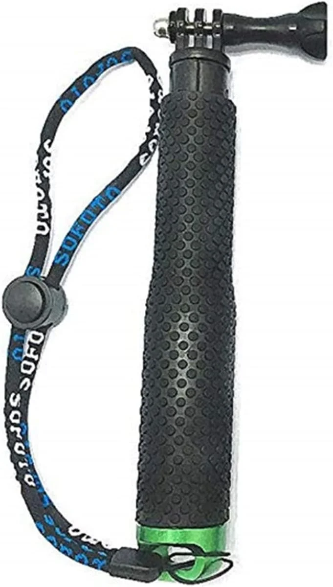 سه پایه دستی عصایی تلسکوپی، مونوپاد سلفی، (رنگ: آبی تیره)