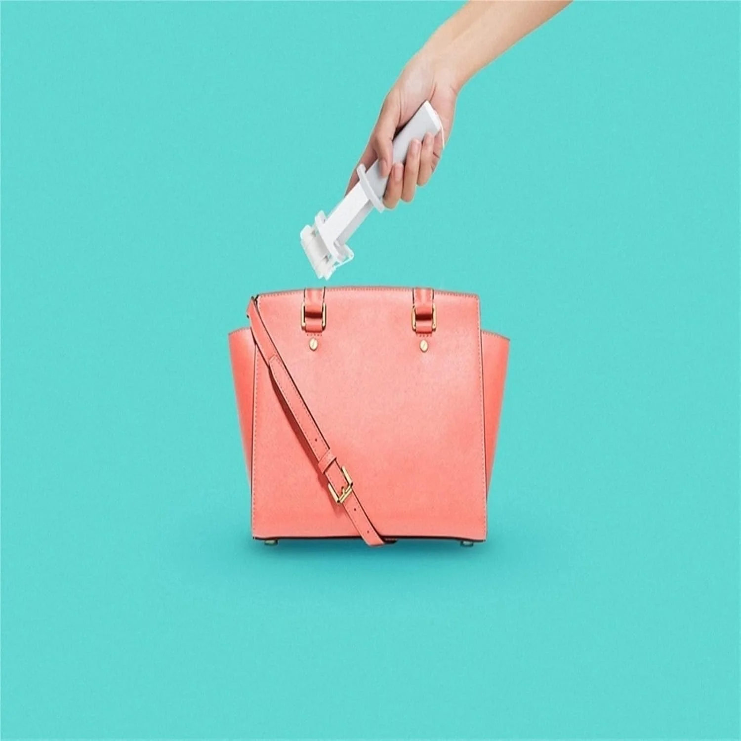 تک پایه سلفی سیم دار ZURBAA مدل اصلی با شاتر دستی قابل افزایش طول (رنگ: Hortel)