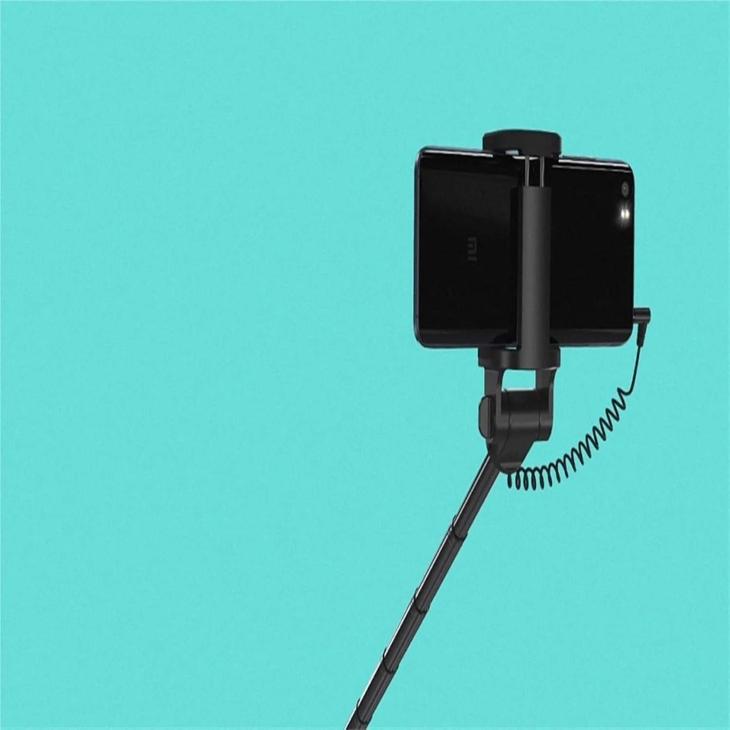 تک پایه سلفی سیم دار ZURBAA مدل اصلی با شاتر دستی قابل افزایش طول (رنگ: Hortel)