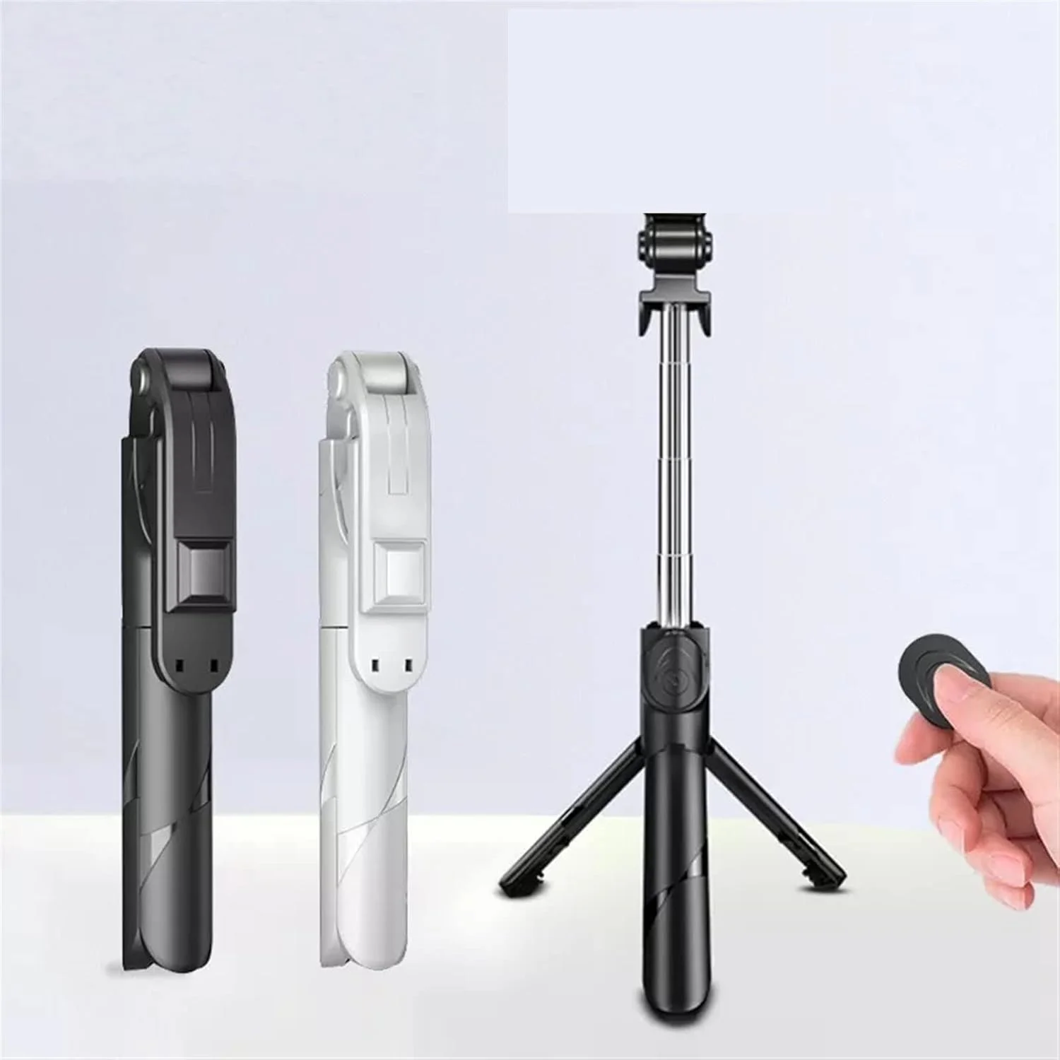 پایه نگهدارنده گوشی موبایل ZURBAA مدل سه پایه تلسکوپی چند منظوره قابل حمل (رنگ: مشکی XT02) پایه نگهدارنده گوشی موبایل ZURBAA مدل سه پایه تلسکوپی چند منظوره قابل حمل (رنگ: مشکی XT02)