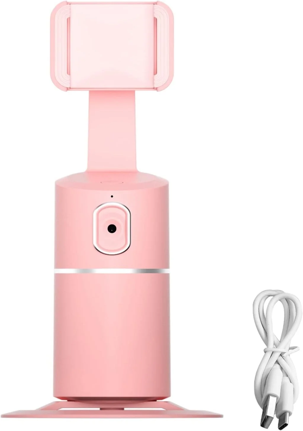 پایه نگهدارنده تلفن همراه ZURBAA، سه پایه رومیزی، چرخشی 360 درجه، لوازم جانبی هوشمند برای عکسبرداری خودکار، ردیابی چهره در فضای باز، مناسب پخش زنده (رنگ: صورتی) پایه نگهدارنده تلفن همراه ZURBAA، سه پایه رومیزی، چرخشی 360 درجه، لوازم جانبی هوشمند برای عکسبرداری خودکار، ردیابی چهره در فضای باز، مناسب پخش زنده (رنگ: صورتی)