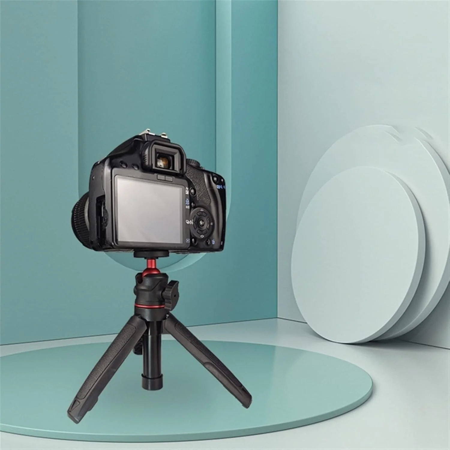 سه پایه کوچک قابل حمل ZURBAA، نگهدارنده انعطاف پذیر 3 قسمتی برای دوربین، پایه سه پایه رومیزی با حداکثر تحمل بار (رنگ: Hortel) سه پایه کوچک قابل حمل ZURBAA، نگهدارنده انعطاف پذیر 3 قسمتی برای دوربین، پایه سه پایه رومیزی با حداکثر تحمل بار (رنگ: Hortel)