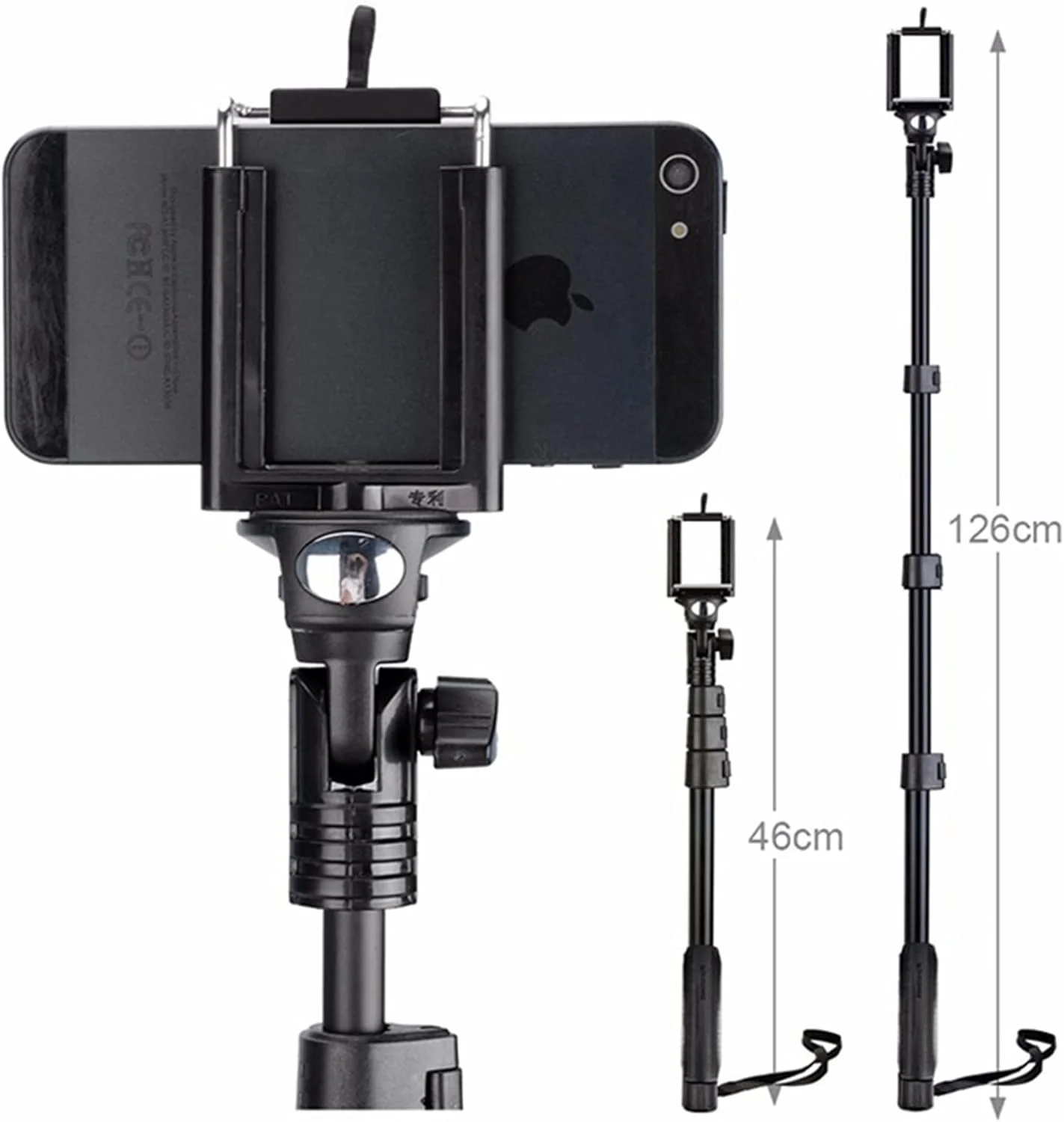 تک پایه دوربین و موبایل یانتنگ مدل 188 با قابلیت افزایش طول تک پایه دوربین و موبایل یانتنگ مدل 188 با قابلیت افزایش طول