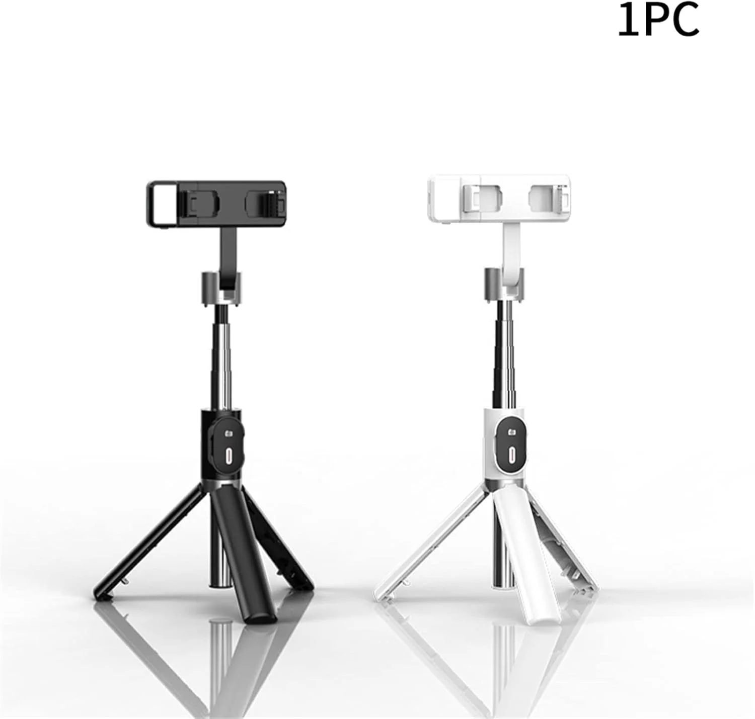 سه پایه چرخش 360 درجه پایه مسافرتی یونیورسال - سازگار با ریموت، مونوپاد سه پایه استیل ضد زنگ قابل افزایش قابل حمل (رنگ: سفید) سه پایه چرخش 360 درجه پایه مسافرتی یونیورسال - سازگار با ریموت، مونوپاد سه پایه استیل ضد زنگ قابل افزایش قابل حمل (رنگ: سفید)