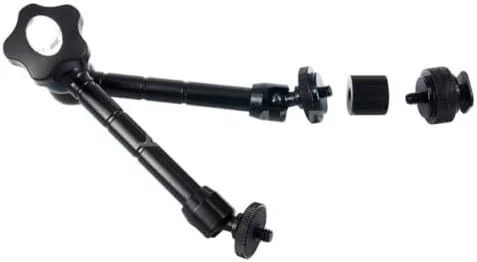AECAM - بازوی جادویی، کله توپی، گیره سوپر برای دوربین، مانیتور LCD، چراغ LED، سه پایه برای Canon 5DIII و NIKON D3200 (بازوی جادویی 11 اینچی) AECAM - بازوی جادویی، کله توپی، گیره سوپر برای دوربین، مانیتور LCD، چراغ LED، سه پایه برای Canon 5DIII و NIKON D3200 (بازوی جادویی 11 اینچی)