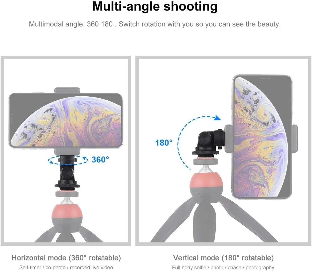 AECAM - آداپتورهای کفشک سرد سه پایه کوچک با پیچ 1/4 اینچی برای نصب دوربین، مانیتور، فلاش، میکروفون و نور LED AECAM - آداپتورهای کفشک سرد سه پایه کوچک با پیچ 1/4 اینچی برای نصب دوربین، مانیتور، فلاش، میکروفون و نور LED