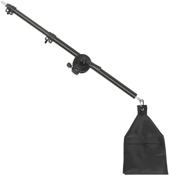 AECAM - سه پایه نورپردازی 2 متری 2 در 1 با بازوی بوم 1.4 متری و کیسه شن خالی برای استودیو عکس، مناسب سافت باکس و رینگ لایت (فقط بازو، بدون سه پایه) AECAM - سه پایه نورپردازی 2 متری 2 در 1 با بازوی بوم 1.4 متری و کیسه شن خالی برای استودیو عکس، مناسب سافت باکس و رینگ لایت (فقط بازو، بدون سه پایه)