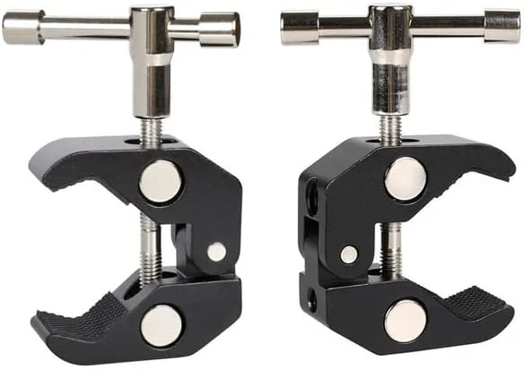 AECAM - گیره انبر چنگکی خرچنگی بازوی جادویی برای سه پایه دوربین، تک پایه ها، براکت فلاش استودیویی، بازوی سه پایه، انبر دوربین، گیره سوپر (2 عدد) AECAM - گیره انبر چنگکی خرچنگی بازوی جادویی برای سه پایه دوربین، تک پایه ها، براکت فلاش استودیویی، بازوی سه پایه، انبر دوربین، گیره سوپر (2 عدد)