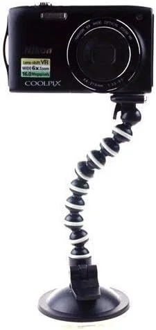 پایه نگهدارنده انعطاف پذیر دوربین عنکبوتی AECAM با مکنده برای دوربین DV و وب کم 𝖦РЅ