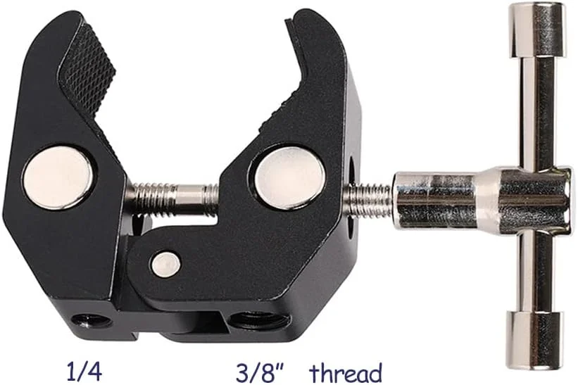 AECAM - گیره انبر چنگکی خرچنگی بازوی جادویی برای سه پایه دوربین، تک پایه ها، براکت فلاش استودیویی، بازوی سه پایه، انبر دوربین، گیره سوپر (2 عدد) AECAM - گیره انبر چنگکی خرچنگی بازوی جادویی برای سه پایه دوربین، تک پایه ها، براکت فلاش استودیویی، بازوی سه پایه، انبر دوربین، گیره سوپر (2 عدد)