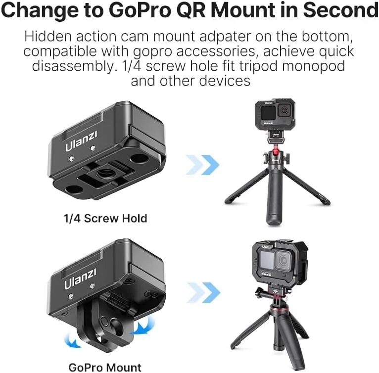 سیستم رهاسازی سریع ULANZI مدل Hummingbird، مناسب دوربینهای DSLR، سهپایه، بازوی جادویی و سایر لوازم جانبی - شامل صفحه رهاسازی سریع (کاور و پایه) سیستم رهاسازی سریع ULANZI مدل Hummingbird، مناسب دوربینهای DSLR، سهپایه، بازوی جادویی و سایر لوازم جانبی - شامل صفحه رهاسازی سریع (کاور و پایه)