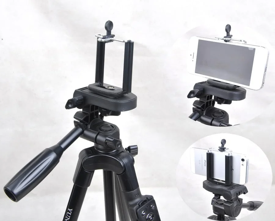 AECAM - سه پایه حرفه ای تک پایه سلفی گیر با گیره نگهدارنده گوشی و ریموت کنترل بلوتوثی مناسب برای گوشی، دوربین و DV (سه پایه 5208) AECAM - سه پایه حرفه ای تک پایه سلفی گیر با گیره نگهدارنده گوشی و ریموت کنترل بلوتوثی مناسب برای گوشی، دوربین و DV (سه پایه 5208)
