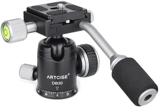 AECAM - سه پایه مسافرتی حرفه ای مدل DB30 با قابلیت چرخش 360 درجه و صفحه رهاسازی سریع برای دوربین های DSLR (تیتانیوم) AECAM - سه پایه مسافرتی حرفه ای مدل DB30 با قابلیت چرخش 360 درجه و صفحه رهاسازی سریع برای دوربین های DSLR (تیتانیوم)