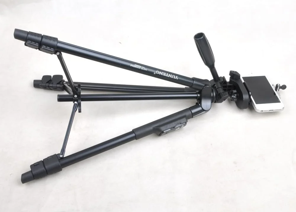 AECAM - سه پایه حرفه ای تک پایه سلفی گیر با گیره نگهدارنده گوشی و ریموت کنترل بلوتوثی مناسب برای گوشی، دوربین و DV (سه پایه 5208) AECAM - سه پایه حرفه ای تک پایه سلفی گیر با گیره نگهدارنده گوشی و ریموت کنترل بلوتوثی مناسب برای گوشی، دوربین و DV (سه پایه 5208)