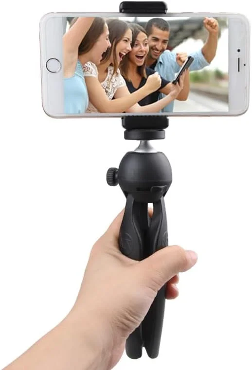 پایه رومیزی نگهدارنده گوشی و دوربین AECAM با پیچ 1/4 اینچی، مناسب برای گوشی های هوآوی، شیائومی، دوربین های DSLR و دارای سر توپی یونیورسال (همراه با نگهدارنده 1) پایه رومیزی نگهدارنده گوشی و دوربین AECAM با پیچ 1/4 اینچی، مناسب برای گوشی های هوآوی، شیائومی، دوربین های DSLR و دارای سر توپی یونیورسال (همراه با نگهدارنده 1)